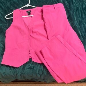 Nicole Miller Bright Pink Women's Pantsuit